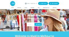 Desktop Screenshot of maidinmelbourne.com.au